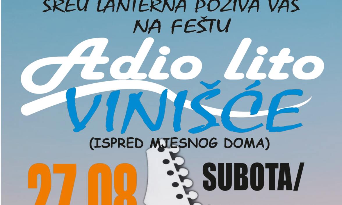 Fešta "Adio lito"