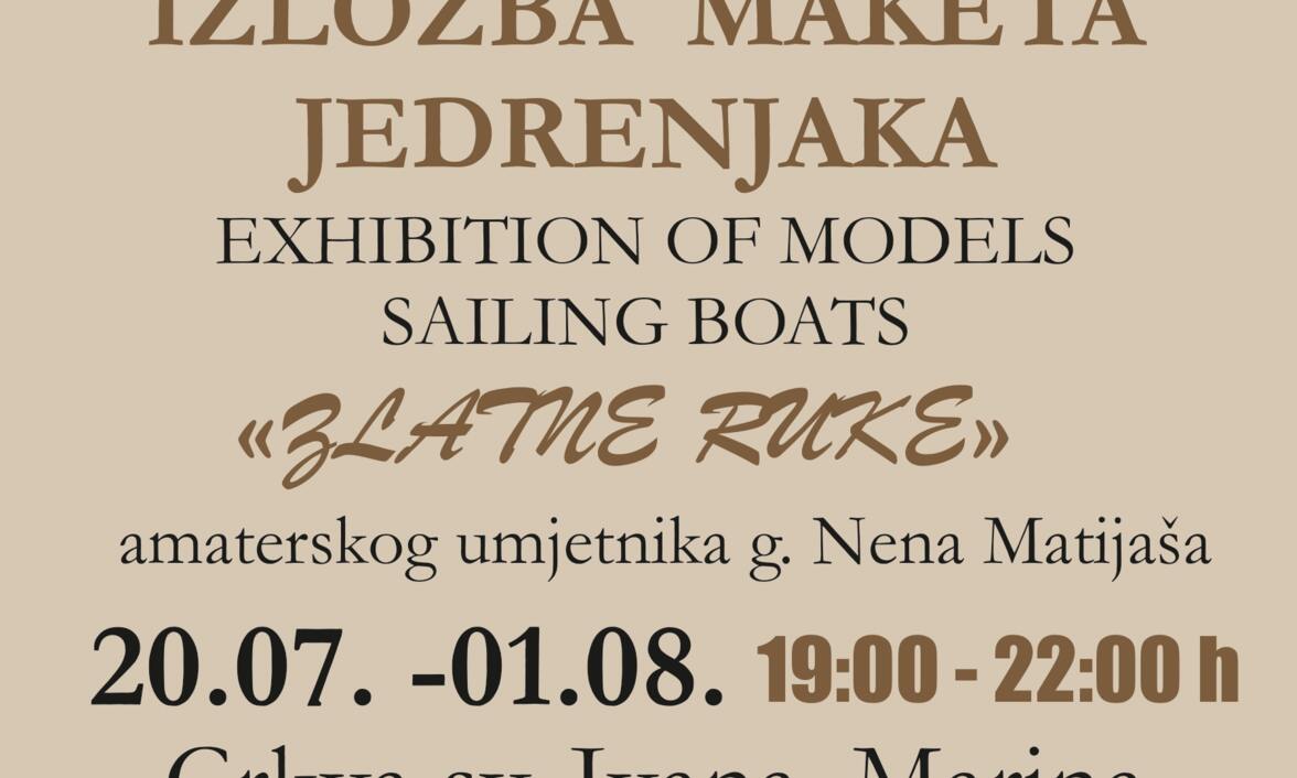 Wystawa modeli łodzi żaglowych "Zlatne ruke"