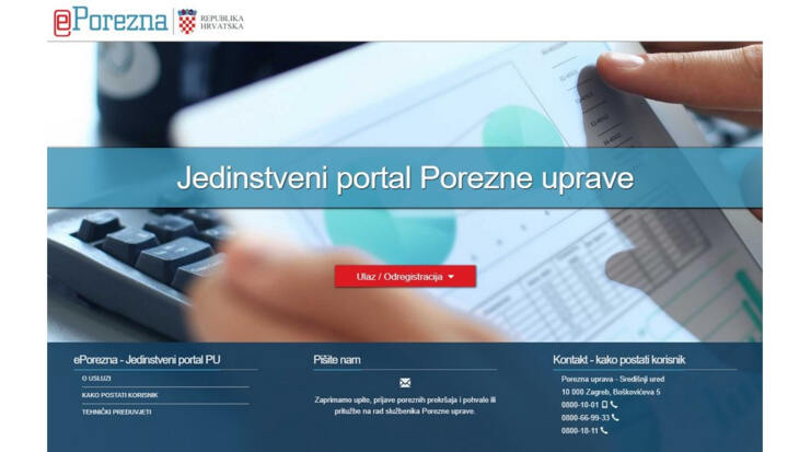 Obavijest - Predaja TZ 2 obrasca Poreznoj upravi isključivo kroz ePoreznu