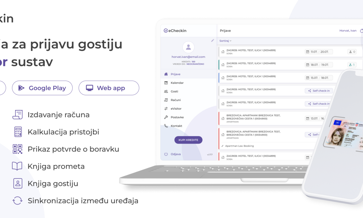 Omogućeno besplatno korištenje aplikacije eCheckin