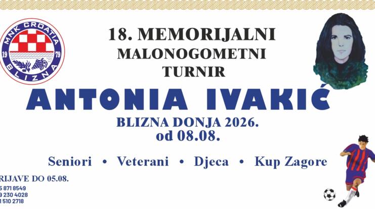 18. GEDENK-KLEIN FUSSBALL TURNIER „ANTONIA IVAKIĆ“